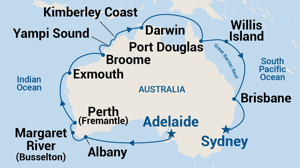 Round Australia Cruise – Adelaide to Sydney (Oct 2026)