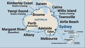 Round Australia & New Zealand Cruise from Sydney (Oct 2027)