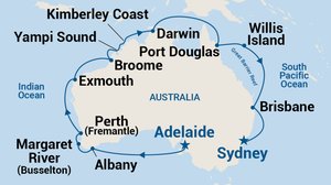 Round Australia Cruise – Adelaide to Sydney (Mar 2028)
