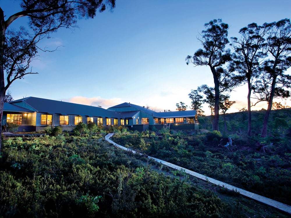 Cradle Mountain Hotel exterior, Tasmania