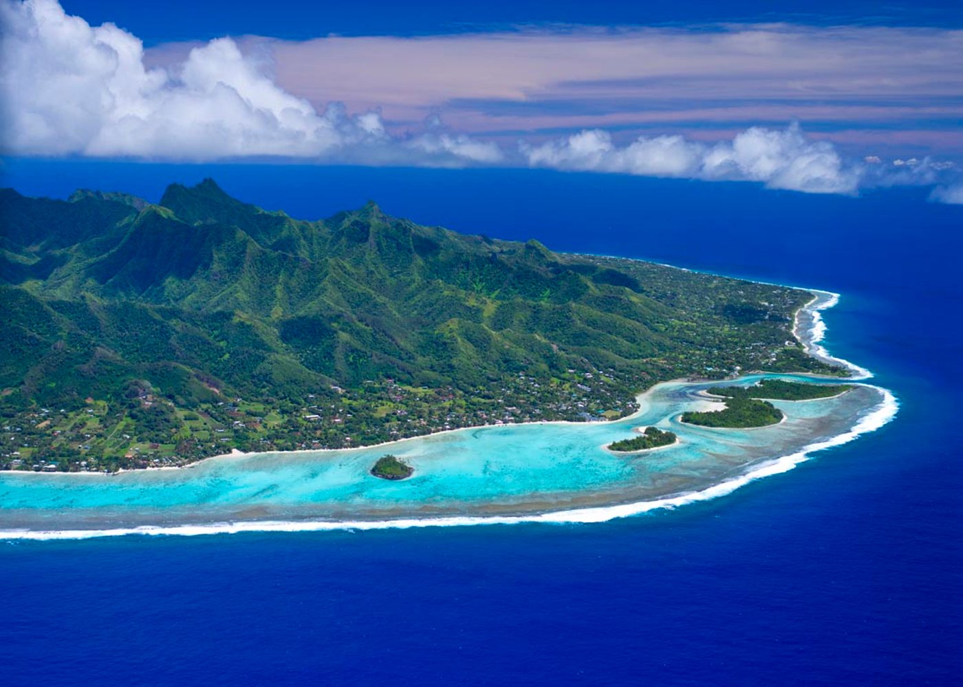 Rarotonga from Above