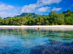 Rarotonga from the Water