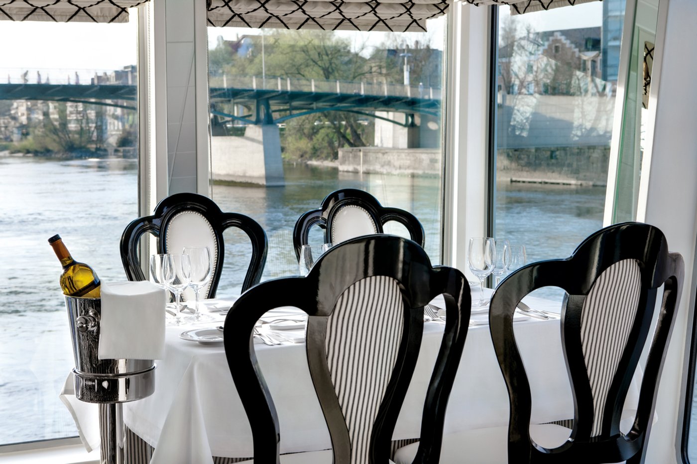 Dining aboard the River Princess