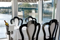 Dining aboard the River Princess