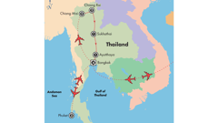 Tour map
