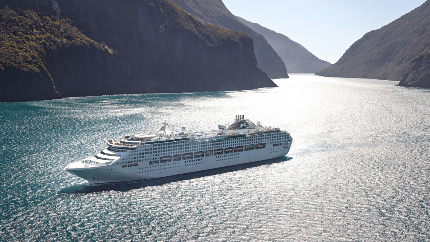 Princess boat in Fiordland National Park