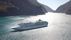 Princess boat in Fiordland National Park