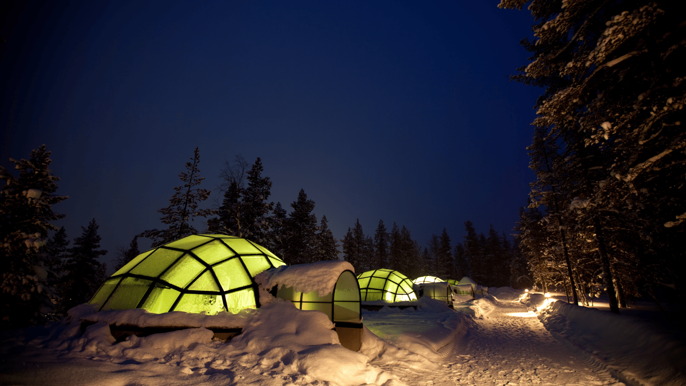 Glass igloos