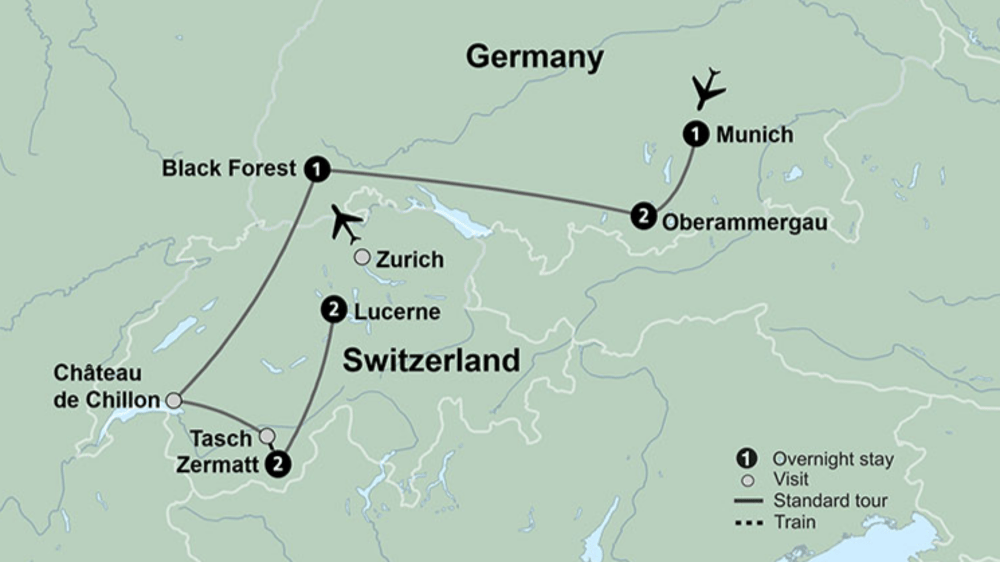 Tour map