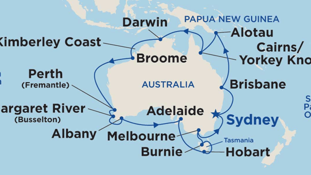 Round Australia Cruise - Sydney to Brisbane (Apr 2027)