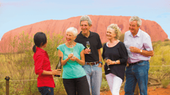 Sunset drinks, Uluru