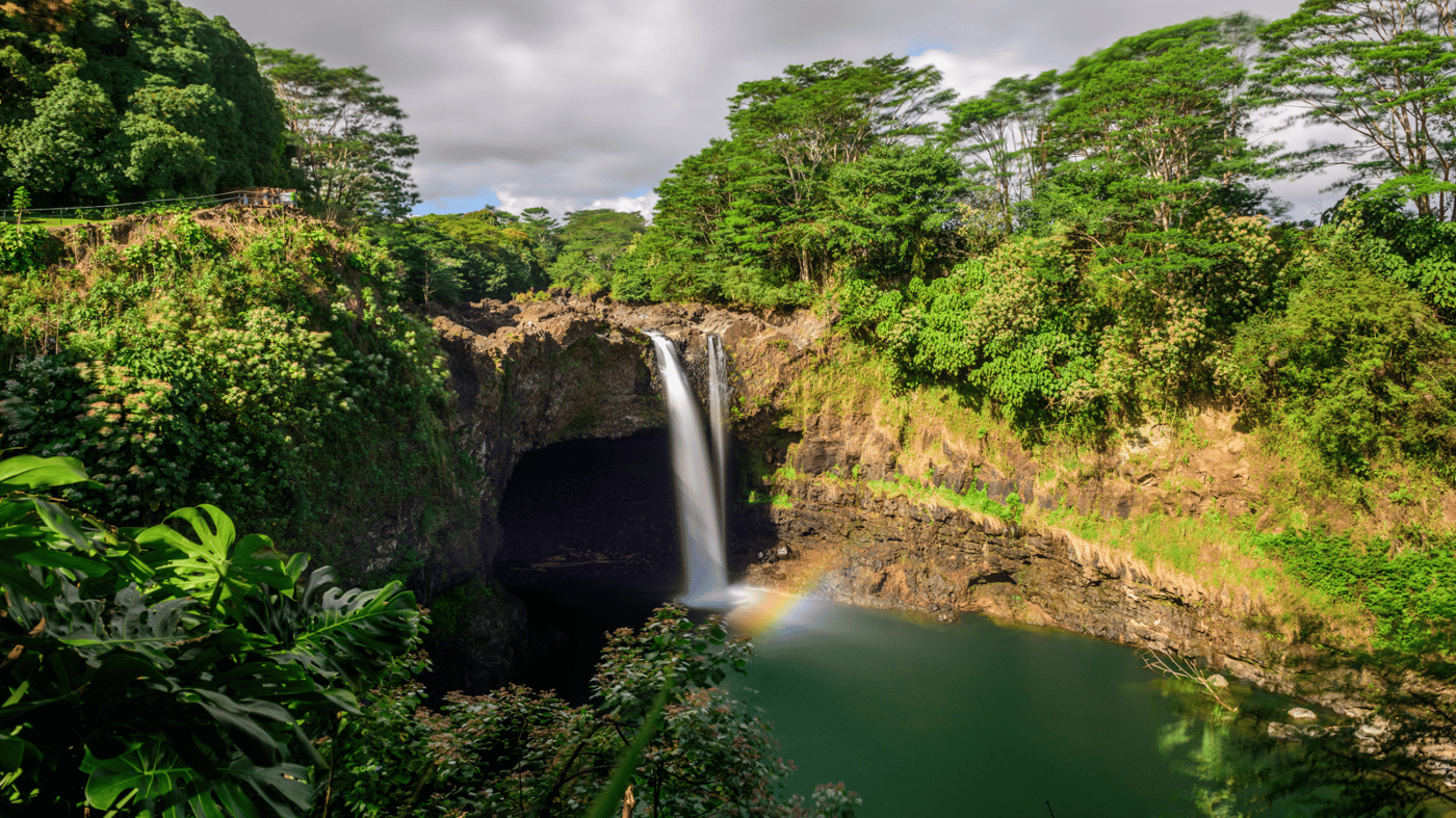 Rainbow Falls, Hilo, Hawaii