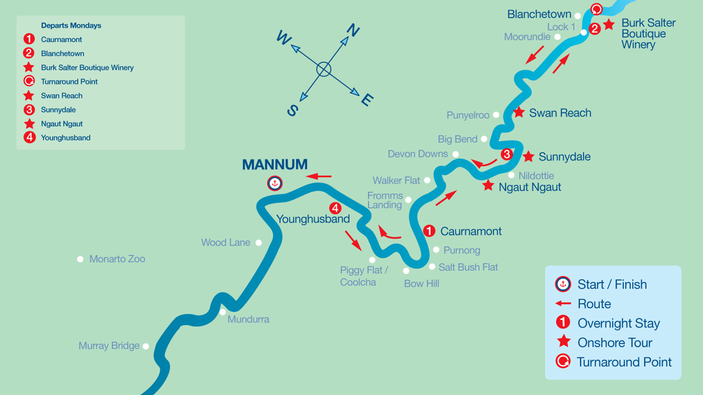 Cruise map