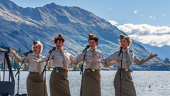 Entertainment at the Wanaka Warbirds Air Show
