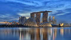Singapore by night