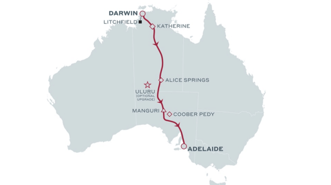 The Ghan: 7-Night North To South Rail Adventure - Travel At 60