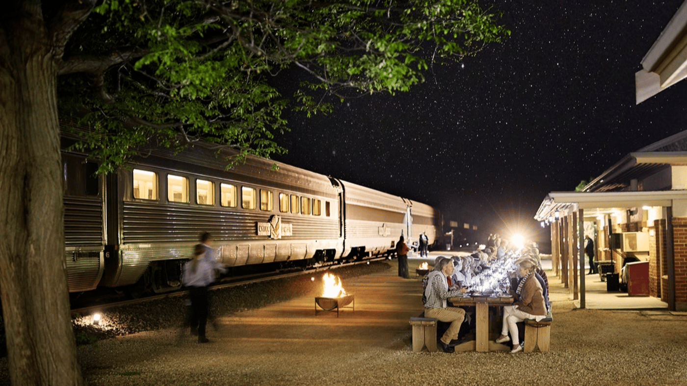 Dinner under the stars, Rawlinna