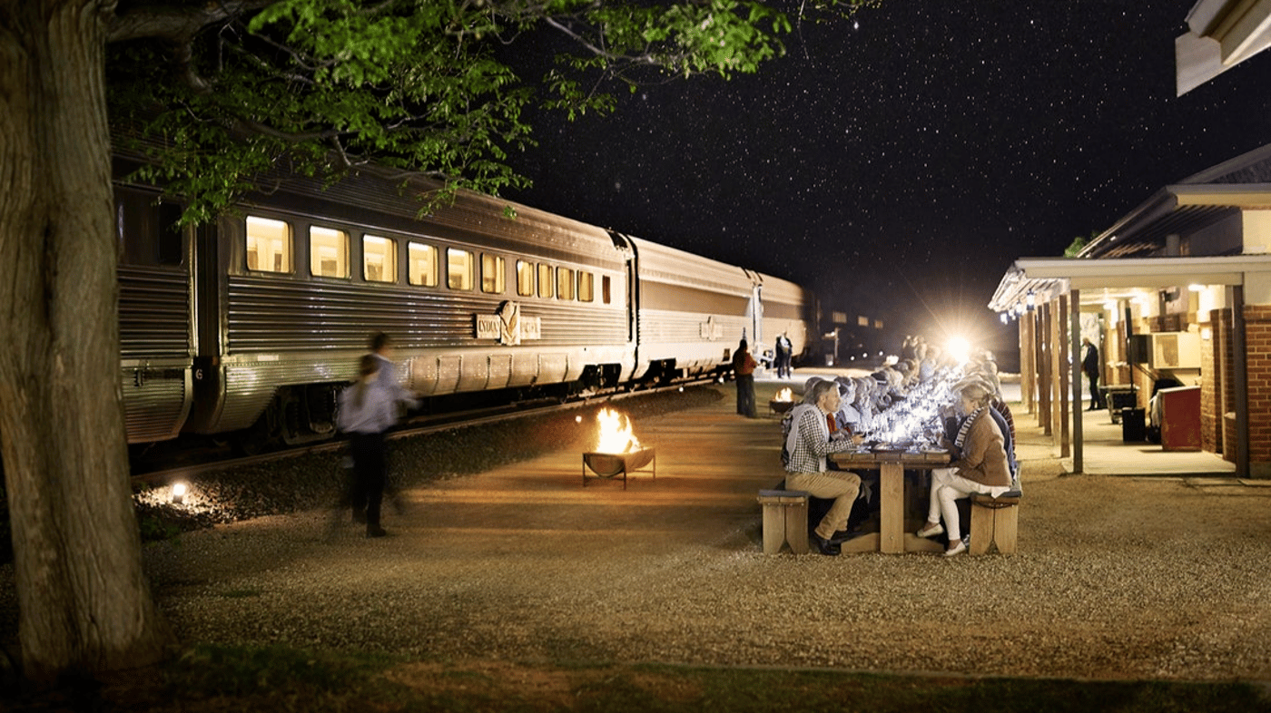Dinner under the stars, Rawlinna
