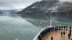 Glacier Bay from Bow deck