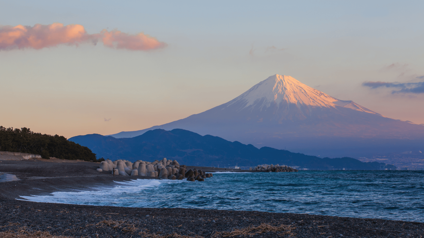 Shimizu affords peerless views of Mount Fuji on a clear day