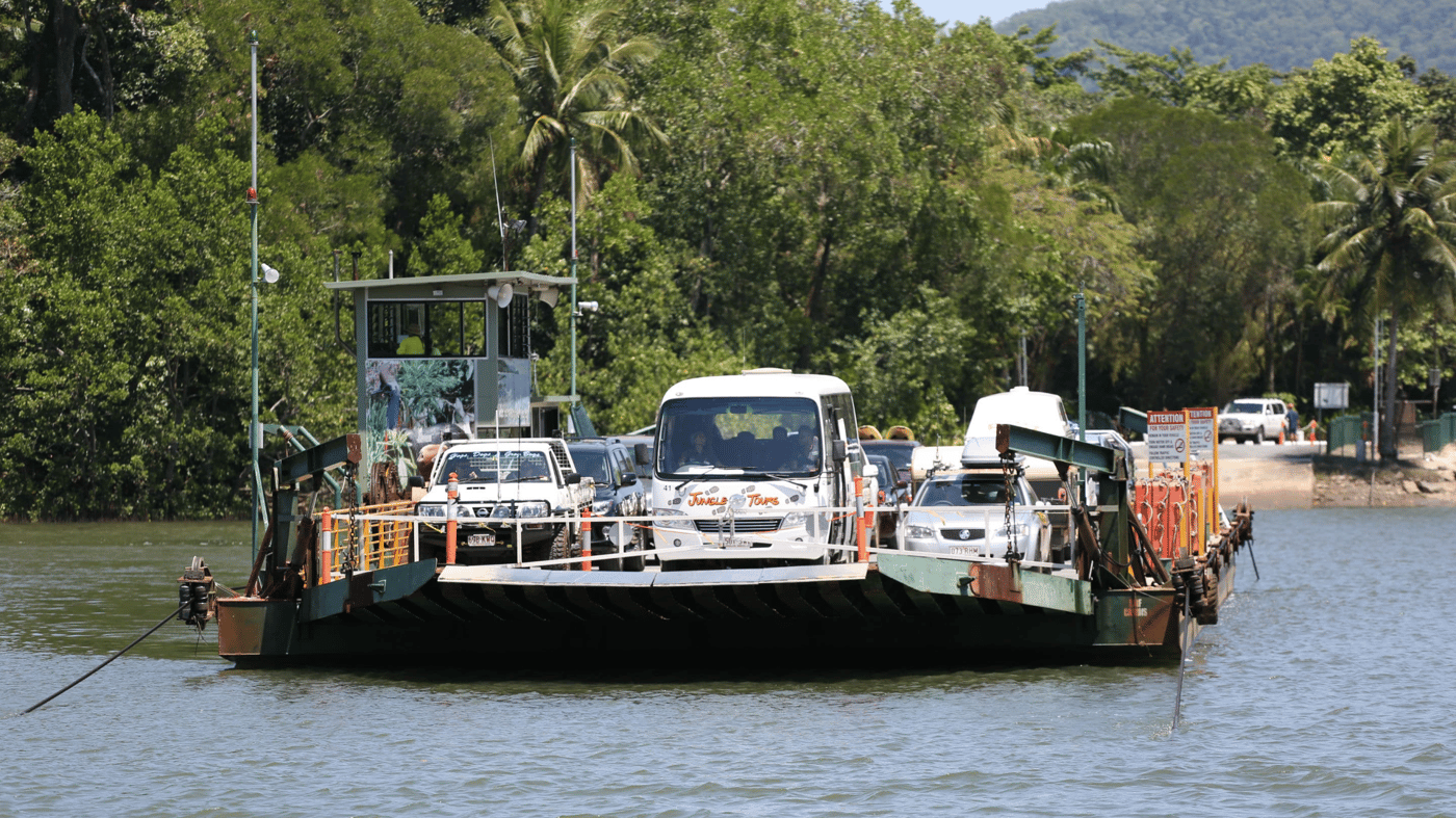 The Daintree River ferry