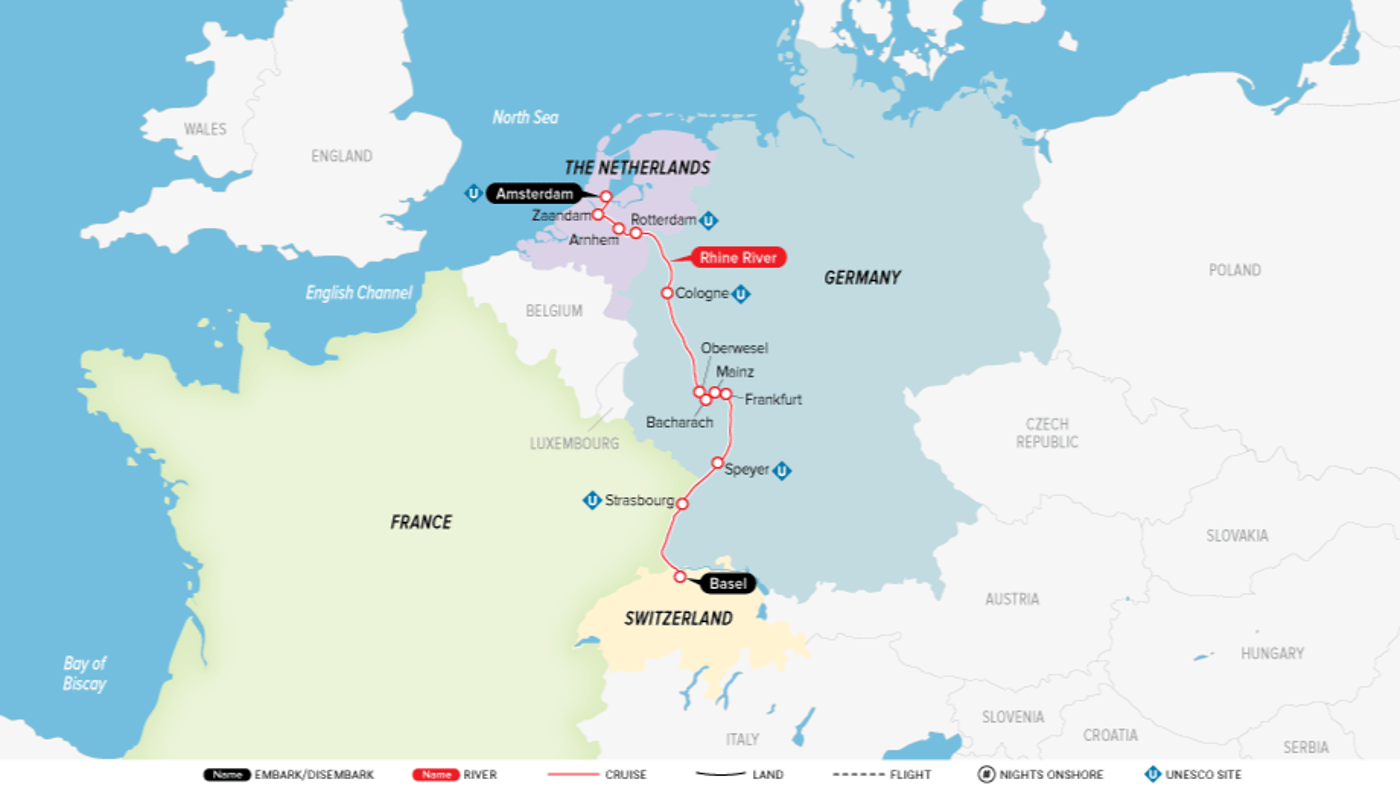 Cruise map