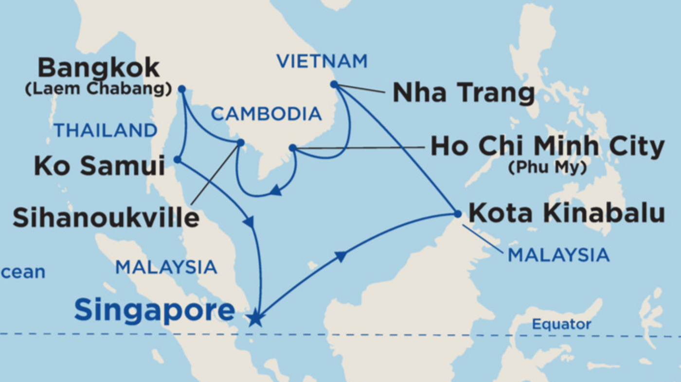 11 Nights Southeast Asia Roundtrip from Singapore