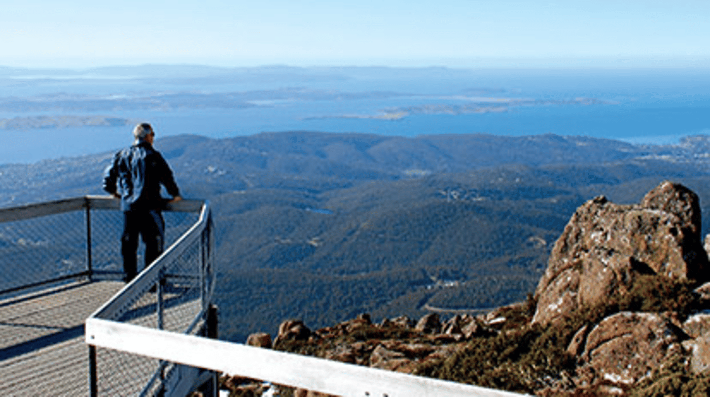 Views of Hobart from Mt Wellington