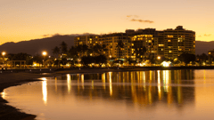 Cairns at sunset