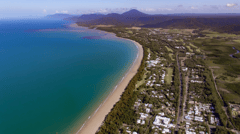 Aerial view of Palm Cove