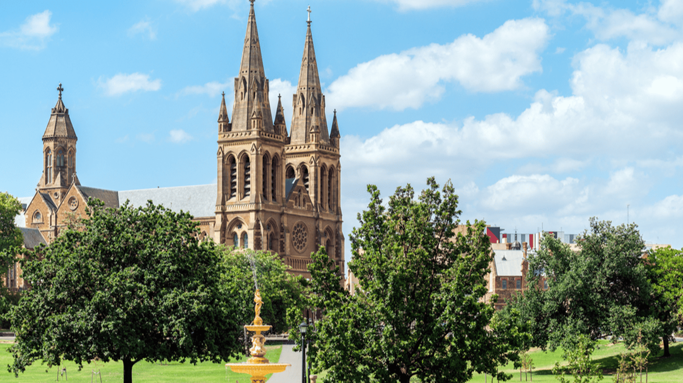 Commence your journey in Adelaide