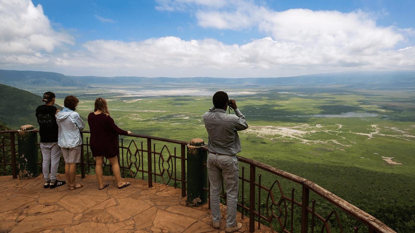 Overlooking the Ngorongoro Crater, Tanzania