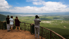 Overlooking the Ngorongoro Crater, Tanzania
