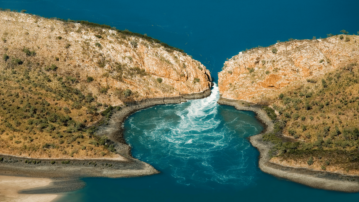 Explore the natural wonder of the Horizontal Falls