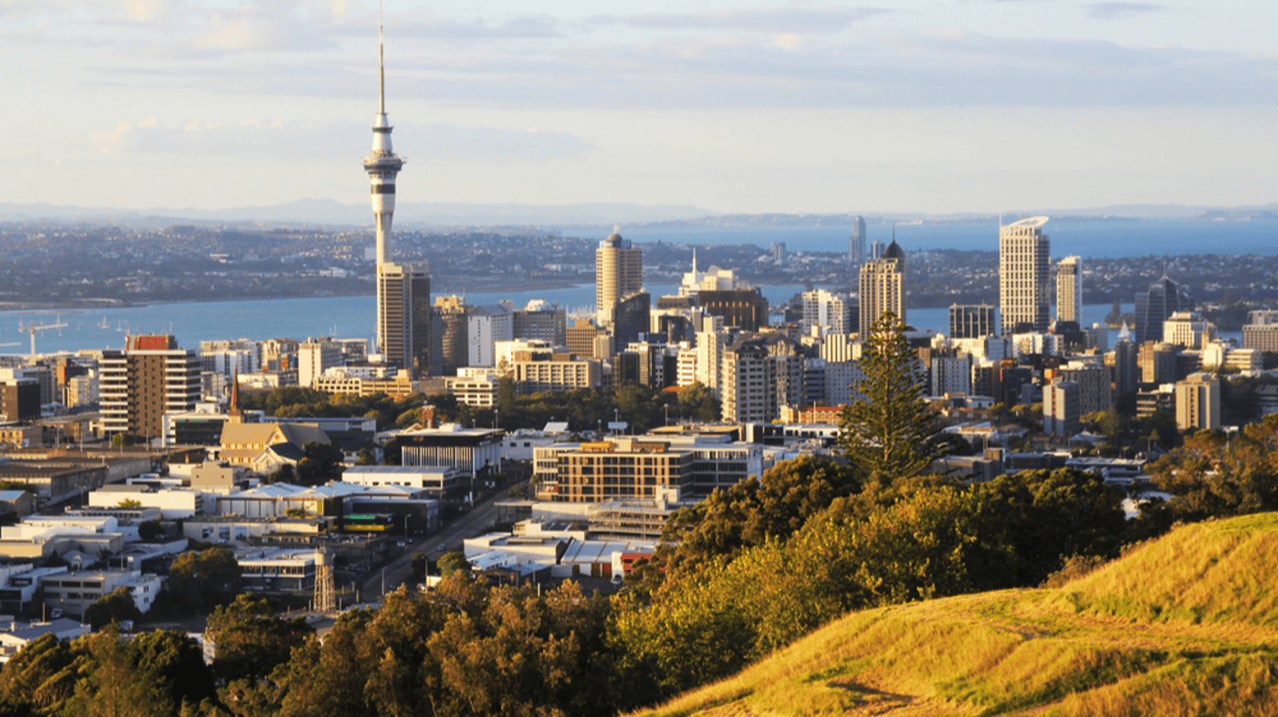 Your tour ends in Auckland
