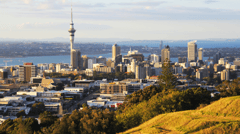 Your tour ends in Auckland