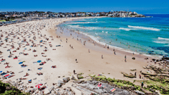 Wander along the iconic Bondi Beach