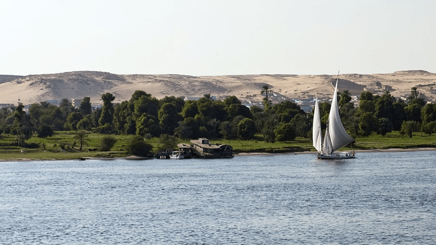 Watch the feluccas on the River Nile