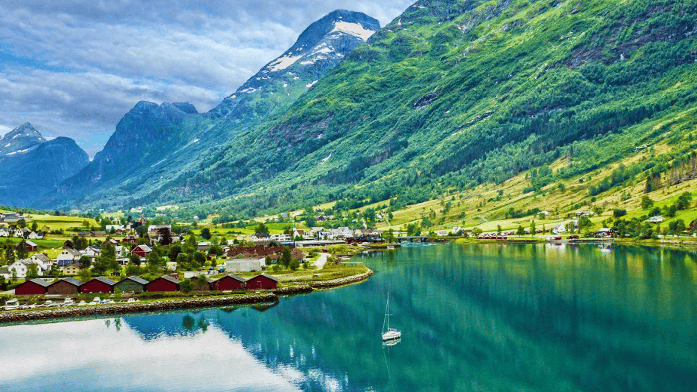 Olden, Norway - When you reluctantly depart from this peaceful village of the picturesque Nordfjord, you'll no doubt have some breathtaking and unforgettable scenes etched into your memory, and your camera roll too