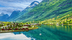 Olden, Norway - When you reluctantly depart from this peaceful village of the picturesque Nordfjord, you'll no doubt have some breathtaking and unforgettable scenes etched into your memory, and your camera roll too