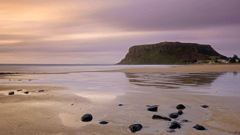 Enjoy views of the sheer-sided Stanley bluff known as ‘The Nut’ in Stanley