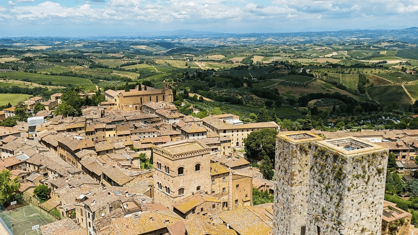 Visit the hilltop village of Gimignano