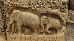 See the rock carvings in Mamallapuram, which date from the 7th and 8th centuries