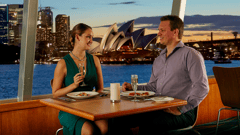 Enjoy a dinner cruise on Sydney Harbour so that you can meet your fellow travellers