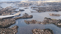 Your cruise starts in Sydney as you 'follow the race'