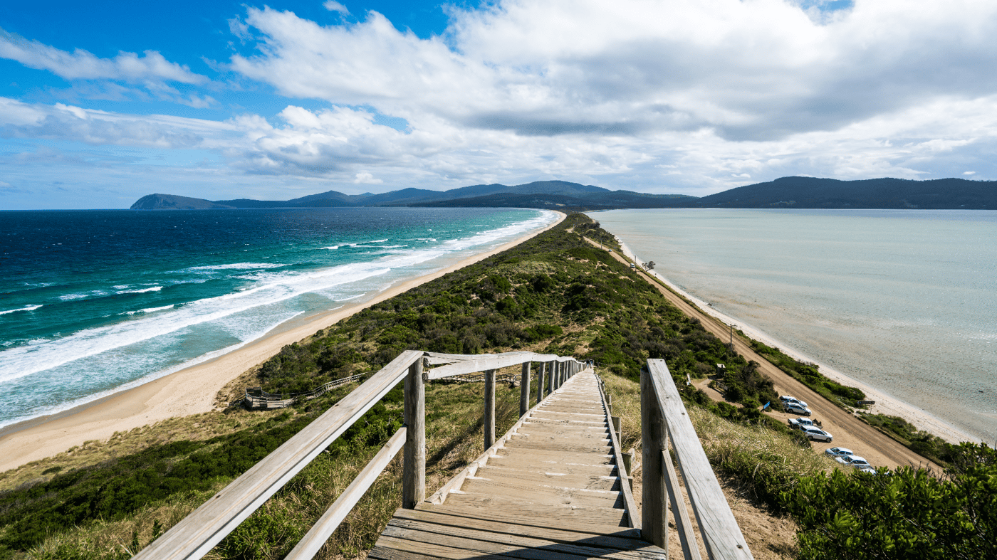 Experience the rugged beauty of Bruny Island on your way to Hobart
