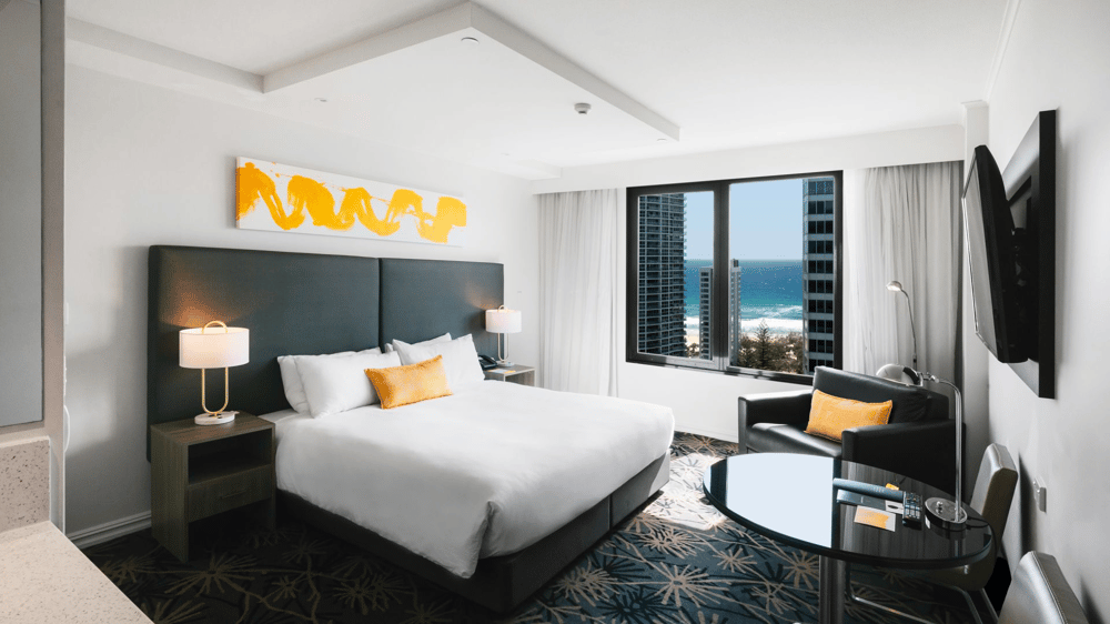 After a long flight or a day of exploring the Gold Coast, your superior room is ready to help you have the best night's sleep with a bed that feels like a hug. Sleep soundly and comfortably. Start every day on the Gold Coast refreshed in your superior room.