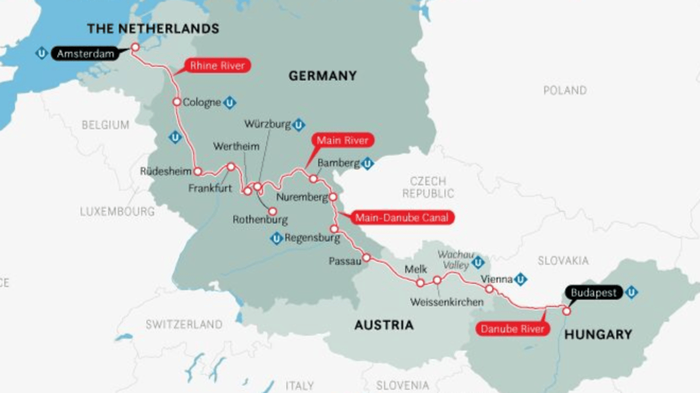 Your river cruise at a glance