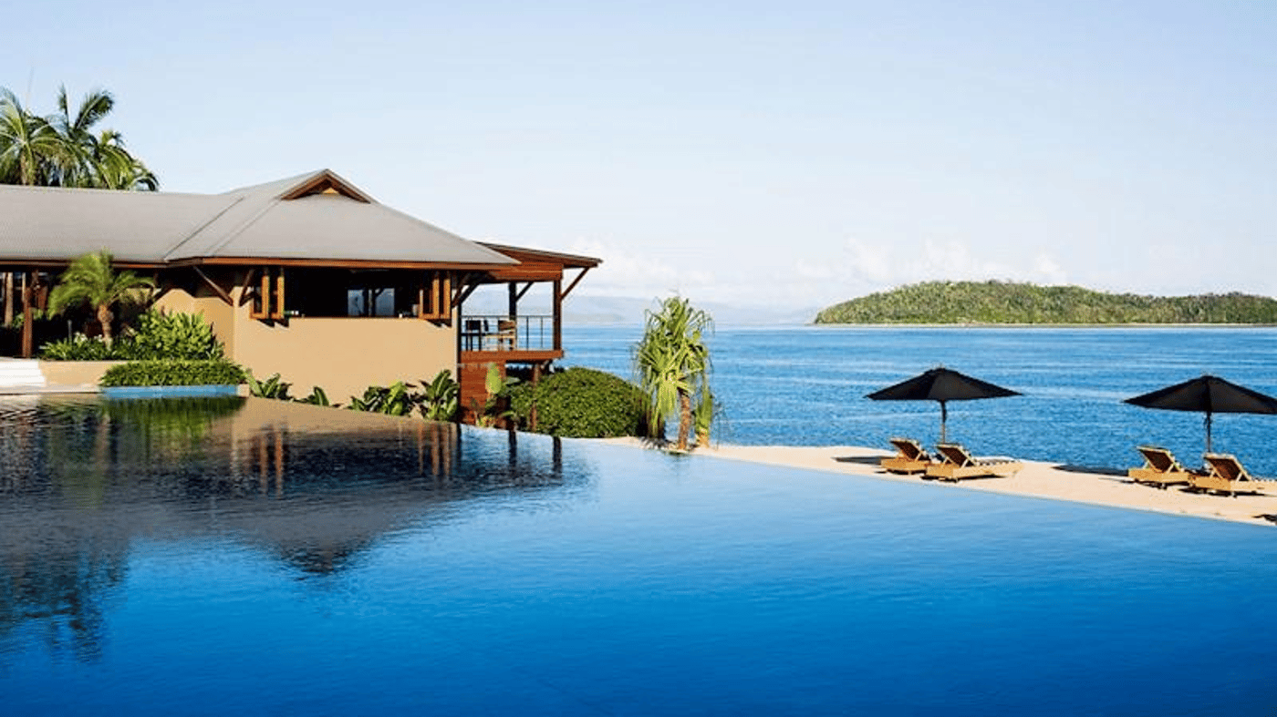 The infinity edge pool at Pebble Beach.