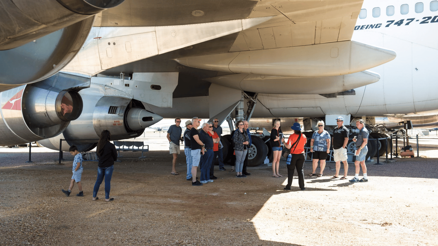 Enjoy a tour at the Qantas Founders Museum, Longreach